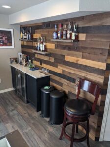 Basement Remodel with Wetbar