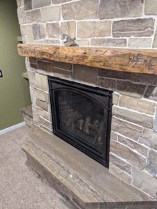 Hicks, J Basement stone work Fireplace