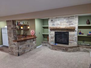 Hicks, J Basement stone work Fireplace.2