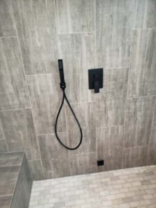 Larkspur basement bathroom shower.1