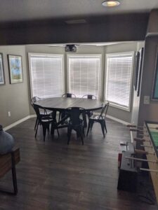 Relaxing Basement Remodel eating area