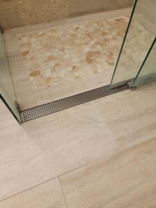 Shower & floor tiles